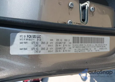 2019 Jeep Cherokee Latitude Plus Fwd из США, поврежденный, VIN 1C4PJLLB1KD278606